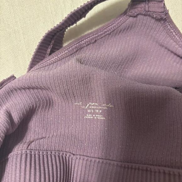 Urban Outfitters out from under Purple Sparkly Bralette XS/S - Picture 2 of 3